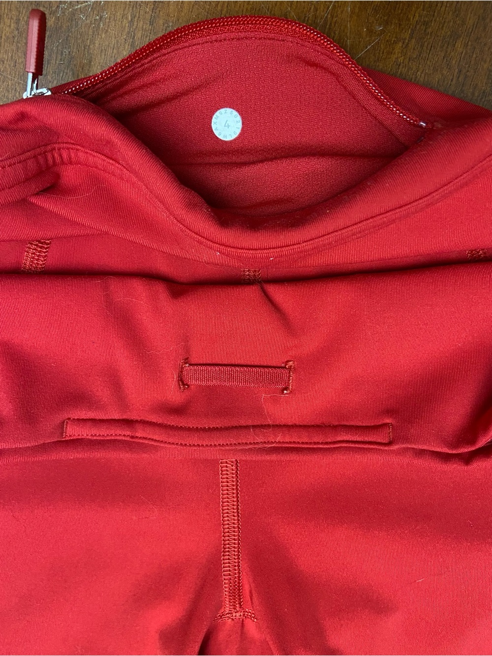 Lululemon Fast and Free High-Rise Crop Leggings 21” with
5 Pockets Red Size 4 - Picture 10 of 11